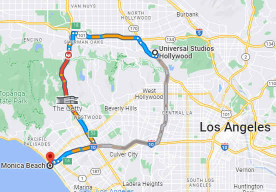 Travel cheap to LA